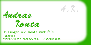 andras konta business card